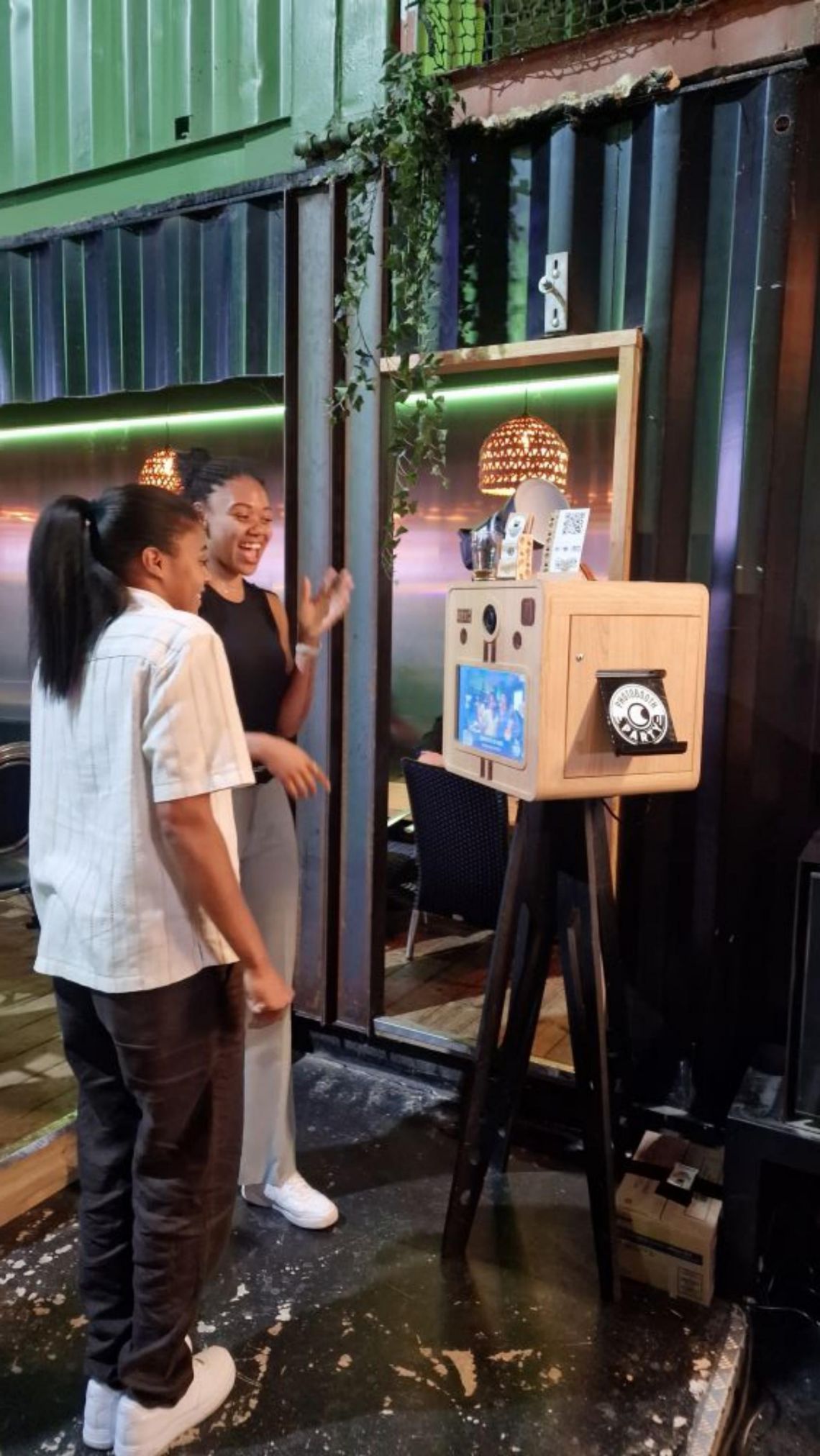 Borne à selfie
